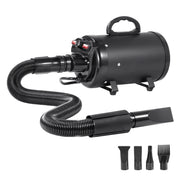 Bild in Galerie-Viewer laden, Amocart 2000W/2.7HP Dog Blow Dryer Adjustable Speed Temperature Control with 4 Nozzle and Extendable Hose for Pet Hair Grooming
