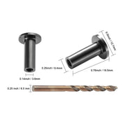 Load image into Gallery viewer, Amocart 121/81/101 Pack T316 Stainless Steel Protector Sleeves for 1/8" or 3/16" Wire Rope Cable Railing
