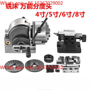 Bild in Galerie-Viewer laden, Amocart Dividing Head 5Inch 3 Jaw Precision Semi Universal Dividing Head for Milling Machine Rotary Table Tailstock Milling Set
