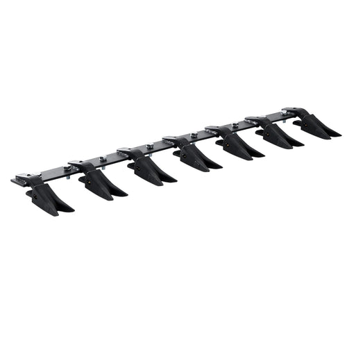 Amocart Bucket Tooth Bar Heavy Duty Tractor Bucket Teeth Bar for Sub-Compact Tractor Loader 4560 lbs Load-Bearing Capacity