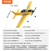 Charger l'image dans la visionneuse de galerie, SucceBuy RC Plane 2.4G 4CH Remote Control Airplane with 6-Axis Gyro Stabilizer Aircraft Toy RC Glider for Kids Beginners Gifts
