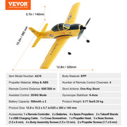 Charger l'image dans la visionneuse de galerie, Amocart RC Plane 2.4G 4CH Remote Control Airplane with 6-Axis Gyro Stabilizer Aircraft Toy RC Glider for Kids Beginners Gifts
