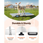SucceBuy 1100LBS Digital Postal Scale 0.2 lbs Dual Accuracy Commercial Weight Scale with Hold/Tare Function for Packages Postage
