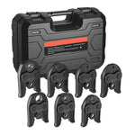 Amocart 7 PCS Pressing Jaws 1/4 in to 1-1/8 in for RLS Copper Pipes Suitable for High Pressure HVAC/R Applications - with Case