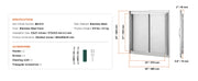 Bild in Galerie-Viewer laden, 【Premium】SucceBuy BBQ Access Door Double Outdoor Kitchen Stainless Steel Flush Mount Door for BBQ Island Grilling Station Outsid
