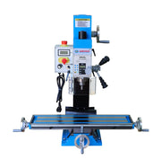 Charger l'image dans la visionneuse de galerie, WEISS Milling Machine VM25L 1100W Brushless Motor Mill Drill MT3 R8 Variable Speed 2250rpm for Precision Machining
