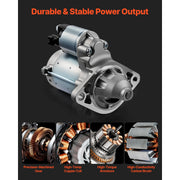 Charger l'image dans la visionneuse de galerie, Amocart Starter 17841 Motor Replacement Compatible with Pontiac Vibe L4 1.8L 2003-2008 Toyota Corolla/Matrix L4 1.8L 2003-2008
