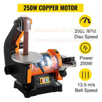 CustomizableFixed-Angle Sharpener Abrasive Cutting Edge Machine Knife Polish SucceBuy 250W Electric Disc Belt Sander Mini Table