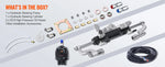 SucceBuy Hydraulic Outboard Steering Kit 90HP/150HP/300HP & Helm Pump and 24FT/26Ft Hose for Single Station Single-Engine Boats