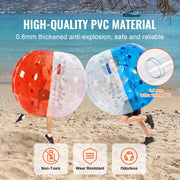 Bild in Galerie-Viewer laden, Amocart 2-Pack 5FT/1.5M Inflatable Bumper Balls 0.8mm Thick Bubble Soccer Balls Inflatable Zorb Balls for Adults or Children
