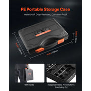 Charger l'image dans la visionneuse de galerie, Amocart Torx Bit Socket and External Torx Socket Set 60-Piece T6-T70 TT6-TT70 TP8-TP60 E4-E24 S2 Alloy Steel and Cr-V Steel
