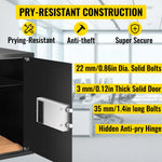 SucceBuy Electronic Safe Deposit Box Secret Hidden Piggy Bank Digital Access &Override Keys for Store Money Gun Jewelry Document