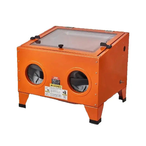 SucceBuy Sandblasting Cabinet 25/40/60 Gallon Portable Benchtop Sand Blaster with Blasting Gun Nozzles for Paint Stain Rust