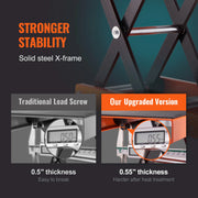 Charger l'image dans la visionneuse de galerie, Amocart Motorcycle Lift 350/1100/1500 LBS Capacity Motorcycle Scissor Lift Jack with Wide Deck&amp;Safety Pin for Bikes Motorcycles
