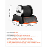 Load image into Gallery viewer, Amocart Rock Tumbler Kit Rock Polishing Kit 4 Speed Settings 9-Day Polishing Timer Stone Polishing Kit Rock Polisher
