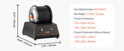 Load image into Gallery viewer, Amocart Rock Tumbler Kit Rock Polishing Kit 4 Speed Settings 9-Day Polishing Timer Stone Polishing Kit Rock Polisher
