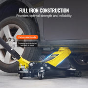 Charger l'image dans la visionneuse de galerie, SucceBuy 2T Low Profile Floor Jack Iron Hydraulic Racing Floor Jack Hydraulic Car Jack with Single/Dual Piston Quick Lift Pump
