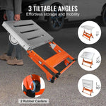 Amocart 18/20/24 Inch Foldable Welding Table Steel Table Top Auxiliary Welding Tool Flexible Height Portable Workbench for Work