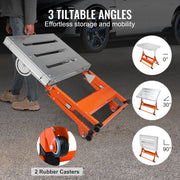 Bild in Galerie-Viewer laden, Amocart 18/20/24 Inch Foldable Welding Table Steel Table Top Auxiliary Welding Tool Flexible Height Portable Workbench for Work
