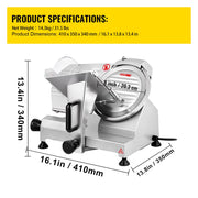 Bild in Galerie-Viewer laden, Amocart Meat Slicer 8/10inch Carbon Steel Blade Electric Deli Food Slicer Adjustable Thickness Commercial Home Cut Meat Cheese
