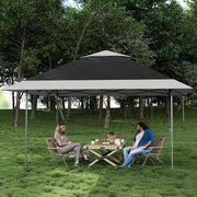 Load image into Gallery viewer, 13' x 13' Pop-up Gazebo Tent, Outdoor Patio Gazebo Instant Canopy Tent with Double Roof for Backyard,Patio
