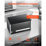 Charger l'image dans la visionneuse de galerie, Amocart 8.6in 3 Drawers Metal Tool Box Portable Tools Chest with Feet Pads &amp; Ball Bearing Powder Coated Tool Storage for Garage
