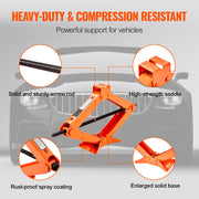 Bild in Galerie-Viewer laden, Amocart Scissor Jack 2.5 Ton/5512 lbs Scissor Car Jack 3.7"-17.1" Lifting Range Scissor Lift Jack Portable Tire Jack for Car
