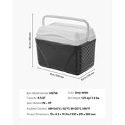 Bild in Galerie-Viewer laden, Amocart Portable Cooler 8.5QT Hard Cooler with Ice Retention and Heavy-Duty Handles Suitable for Family Picnics and Short Trips
