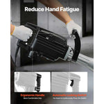 Amocart Demolition Jack Hammer 2800 W Powerful Electric Jackhammer 1200 BPM Concrete Breaker with Carrying Case Gloves
