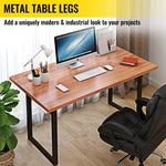 SucceBuy 2PCS Table Legs Steel 2204LBS /1000KG Load Square Shape with Pre-Drilled Holes for Home Use Commercial Bar Hotel Office