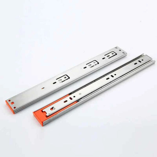 SucceBuy Drawer Slides Side Mount Rails Heavy Duty Full Extension Steel Track Noiseless Guide Cabinet 100Lbs Load Capacity
