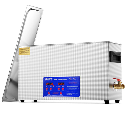Amocart 10L Ultrasonic Cleaner 300W 40kHz Professional Ultrasound Cleaning Machine with Timer & Heater for Gun Automotive Parts