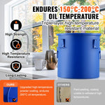 SucceBuy 10 Gal Fryer Grease Bucket Carbon/Stainless Steel Rust-Proof Coat Transport Container Lock Clips Filter Bag for Hot Oil