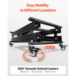 SucceBuy Electric Lift Table 330lbs Capacity Single Scissor Lift Table 8 - 28in Height Adjustable Platform for Material Handling