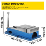 SucceBuy 6 inch ACCU Lock Vise for Precision, Milling Vice with 6 Inch Jaw for Drill Press, Milling & Drilling Bench Clamp Vice