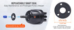 Amocart 150HP Hydraulic Outboard Steering Kit Boat Marine System, 20Ft Hose & Built-in Two-Way Lock Cylinder, Boat Accessories