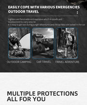 Load image into Gallery viewer, LETGOS Pocket Folding Knife, 22 in 1,Survival Gear EDC Rescue Tool with nylon sheath, Emergency, Camping, Hunting, Gift for dad
