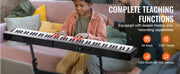 Bild in Galerie-Viewer laden, Amocart 88 Key Digital Piano Keyboard Semi Weighted Keys Full Size Electric Portable Keyboard Piano Set 1000Tones for Beginners
