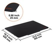 Bild in Galerie-Viewer laden, Amocart Electric Warming Tray 16.5"x 23.6"/11" Portable Tempered Glass Heating Tray with Temperature Control Perfect for Dinner
