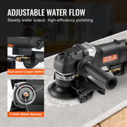 Charger l'image dans la visionneuse de galerie, Amocart Wet Polisher 800W Concrete Grinder w/ 6 Variable Speed and 7 Polishing Kits Wet Grinder Machine for Polishing Grinding

