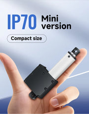 Load image into Gallery viewer, Small Linear Actuator DC12V 24V 10-200MM 10KG Electric Motor for Cabinets Window Opener Robotics with Free Bracket
