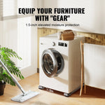 SucceBuy 660 lbs Adjustable Universal Washing Machine Stand Refrigerator Base Mount Mobile Roller Multifunctional Dryer Holder