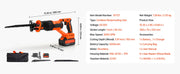 Bild in Galerie-Viewer laden, Amocart Corded Reciprocating Saw 120 Volt 7.5 Amp 2800 SPM Variable Speed, 1-1/8 inch Stroke Length Electric Reciprocating Saw
