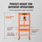 Amocart Hydraulic Shop Press 6T H-Frame Hydraulic Garage/Shop Floor  Shop Press with  Plates for Garage Shop Workshop