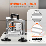 Bild in Galerie-Viewer laden, Amocart Tomato Slicer 3/16 inch Tomato Cutter Slicer Stainless Steel Heavy Duty Tomato Slicer Machine, Manual Tomato Slicer
