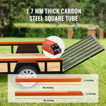 SucceBuy 1/2-Sided Trailer Tailgate Lift Assist 180/360lbs Open Utility Trailer System with Side Rail for Truck Tailgate Lifting