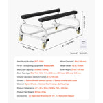 SucceBuy 1000/1300LBS Watercraft PWC Dolly Jet Ski Stand PWC Cart with 4 Casters & Adjustable Bunks for Moving Kayaks Speedboats