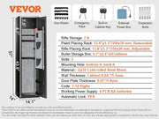 Charger l'image dans la visionneuse de galerie, SucceBuy 3-8 Rifles Gun Safe w/ Digital Keypad &amp; Lock Gun Storage Cabinet with Removable Storage Shelf for Home Long Gun Pistols

