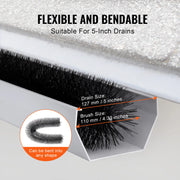 Charger l'image dans la visionneuse de galerie, Amocart Gutter Brush 30 Ft Total Length 4.33 in Diameter Gutter Cleaning Tools Ground-Level Gutter Brush Leaf Guard for Gutters

