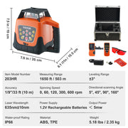 Bild in Galerie-Viewer laden, Amocart Laser Level 360 Degree Self Leveling Red Cross Line Laser 5 Rotation Speeds &amp; 4 Scanning Angles Adjustment  Waterproof
